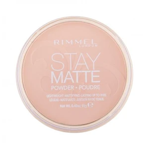 Rimmel Stay Matte pudr odstín 009 Amber 14 g