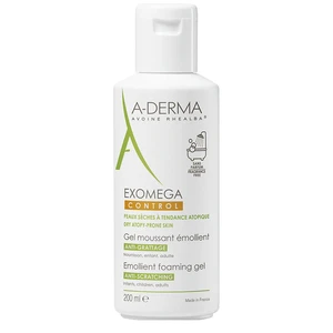 A-Derma Exomega zvláčňujúci umývací gél pre suchú až atopickú pleť 200 ml