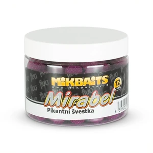 Mikbaits mirabel fluo boilie 150ml  12 mm-pikantní švestka