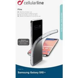 CellularLine Fine zadní kryt pro Samsung Galaxy S10+, bezbarvý