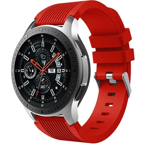 4wrist Silikonový řemínek pro Samsung Galaxy Watch - Červený 22 mm