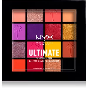 NYX Professional Makeup Ultimate Shadow paletka očních stínů odstín 13 - Festival 16 x 0.83 g