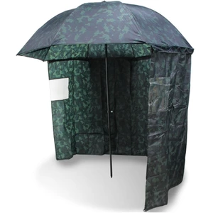 NGT Bivvy Brolly Camo Brolly With Sides 45'' 2,2m