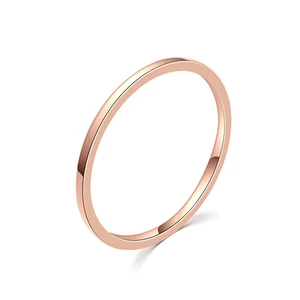 MOISS Minimalistický bronzový prsteň R000199 57 mm