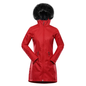 Alpine Pro Zophima Dámský softshellový kabát LCTY176 tmavě červená L