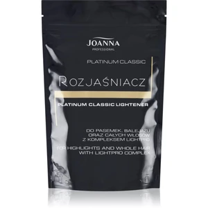 Joanna Professional Platinum Classic zosvetľujúci púder pre blond a melírované vlasy 450 g