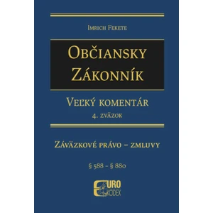 Občiansky zákonník Záväzkové právo - zmluvy - Imrich Fekete