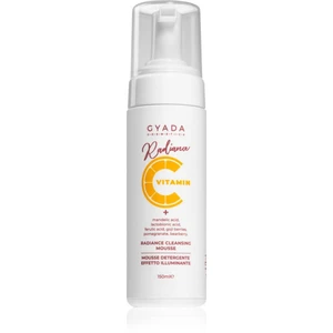 Gyada Cosmetics Radiance Vitamin C čisticí a odličovací pěna 150 ml