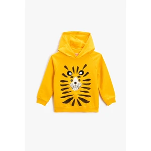 Koton Sweatshirt - Yellow - Regular fit