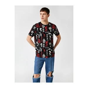 Koton T-Shirt - Black - Fitted