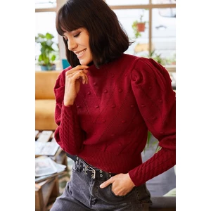 Olalook Sweater - Bordeaux - Regular fit