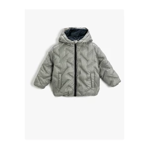 Koton Inflatable Coat Hooded Quilted