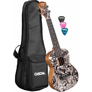 Cascha HH 2605 Art Series Ukulele koncertowe Sketch