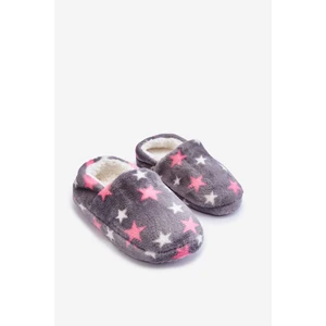 Children's insulated flip-flops in Stars Grey Meyra