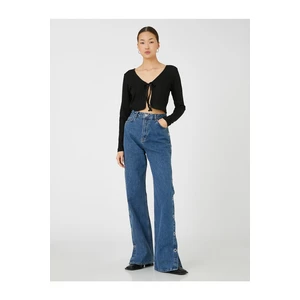 Koton High Waisted Jeans Straight Leg - Nora Jean
