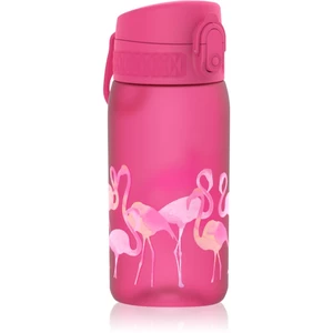Ion8 One Touch Kids lahev na vodu pro děti Flamingos 350 ml