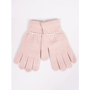 Yoclub Woman's Women's Five-Finger Gloves RED-0227K-AA50-001