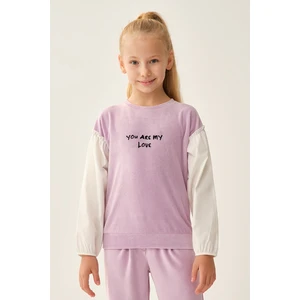 Dagi Sweatshirt - Purple - Regular fit