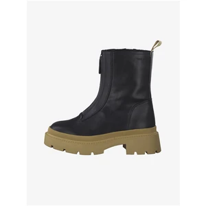 Dámské polokozačky Tamaris 1-25406-29 black-camel 37