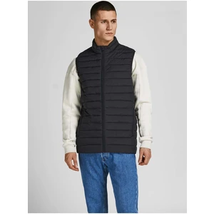 Jack & Jones Black Quilted Vest - Men's