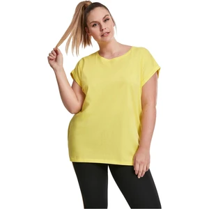 Ladies Extended Shoulder Tee brightyellow