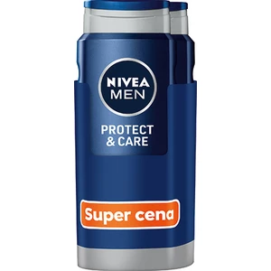 Nivea Sprchový gel pro muže Men Protect & Care 2 x 500 ml