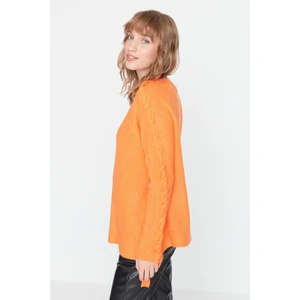 Trendyol Sweater - Orange - Regular fit
