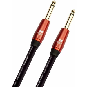 Monster Cable Prolink Acoustic 21FT Instrument Cable Negru 6,4 m Drept - Drept