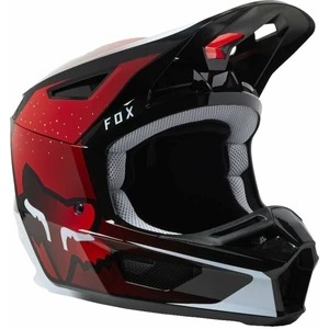 FOX V1 Leed Helmet Dot/Ece Fluo Red S Casca