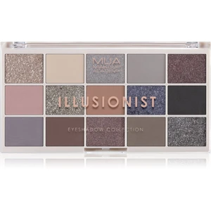 MUA Makeup Academy Professional 15 Shade Palette paletka očných tieňov odtieň Illusionist 12 g