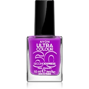 Avon Ultra Colour 60 Second Express rychleschnoucí lak na nehty odstín Ultraviolet 10 ml