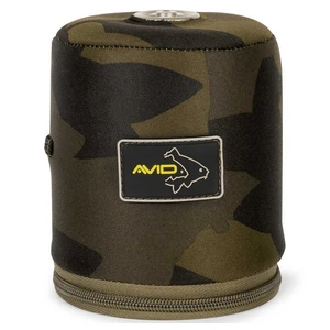 Avid carp obal na plynovou kartuši camo neoprene gas canister holder