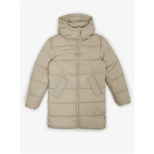 Tom Tailor Light Grey Girls' Quilted Winter Coat with Detachable Hood Tom T - Girls