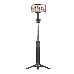 Selfie stick s tripodem FIXED Snap XL a bezdrátovou spouští, 1/4" šroub, černá