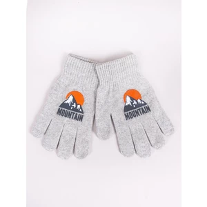 Yoclub Kids's Gloves RED-0119C-AA5A-002