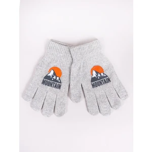 Yoclub Kids's Gloves RED-0119C-AA5A-002