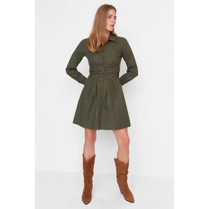 Trendyol Khaki Waist Detailed Dress