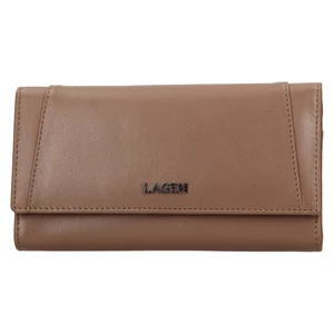 Lagen Dámska kožená peňaženka BLC/5064/621 TAUPE