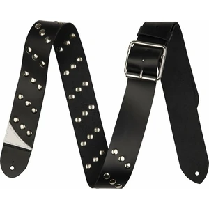 Jackson Diagonal Stud Leather Curea de chitara Black