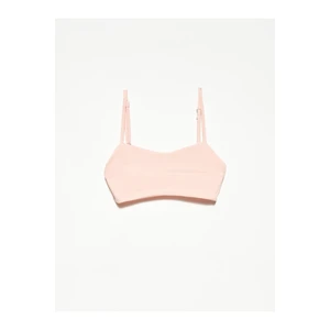 Dilvin Crop Top - Pink - Plain