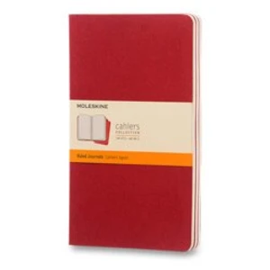 Moleskine - Notes 3ks - červený, linkovaný L