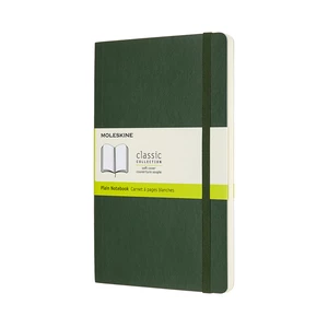 Moleskine - zápisník - čistý, zelený L