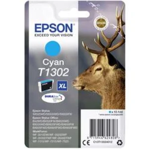 Epson T13024012, T1302 azurová (cyan) originální cartridge