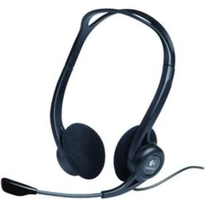 náhlavní sada Logitech PC 960 Stereo Headset, USB