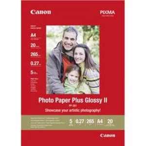 Fotografický papier Canon Photo Paper Plus Glossy II PP-201 2311B019, A4, 20 listov, lesklý