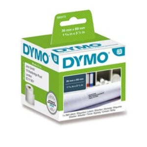 Dymo 1983172, 89mm x 36mm, bílé velké papírové štítky