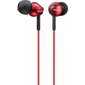 Sony Mdr-ex110lpr hudební sluchátka, Red