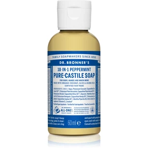 Dr. Bronner’s Peppermint tekuté univerzální mýdlo 60 ml