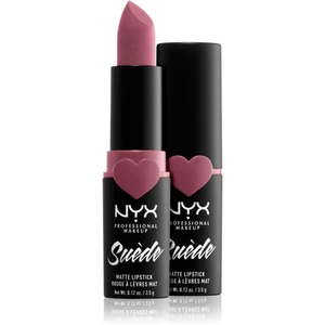 NYX Professional Makeup Suede Matte Lipstick matná rtěnka odstín 28 Soft Spoken 3.5 g
