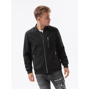 Ombre Clothing Men's mid-season bomber jacket C513